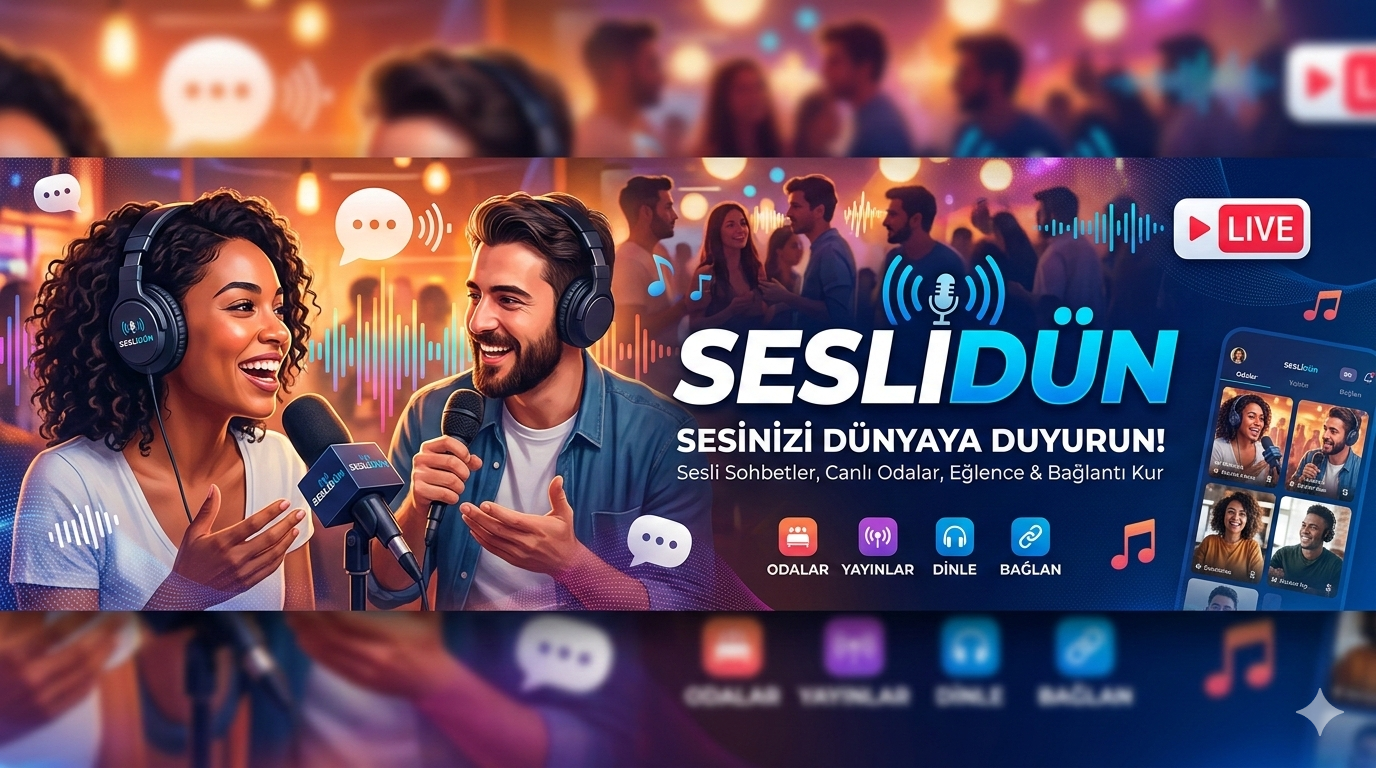Seslidun: Seviyeli Sohbetin ve Yeni Dostlukların Adresi